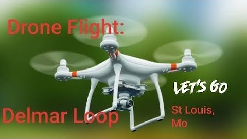 Delmar Loop in St. Louis, Mo #DelmarLoop #drone #DJI #STL #TrolleyLoop