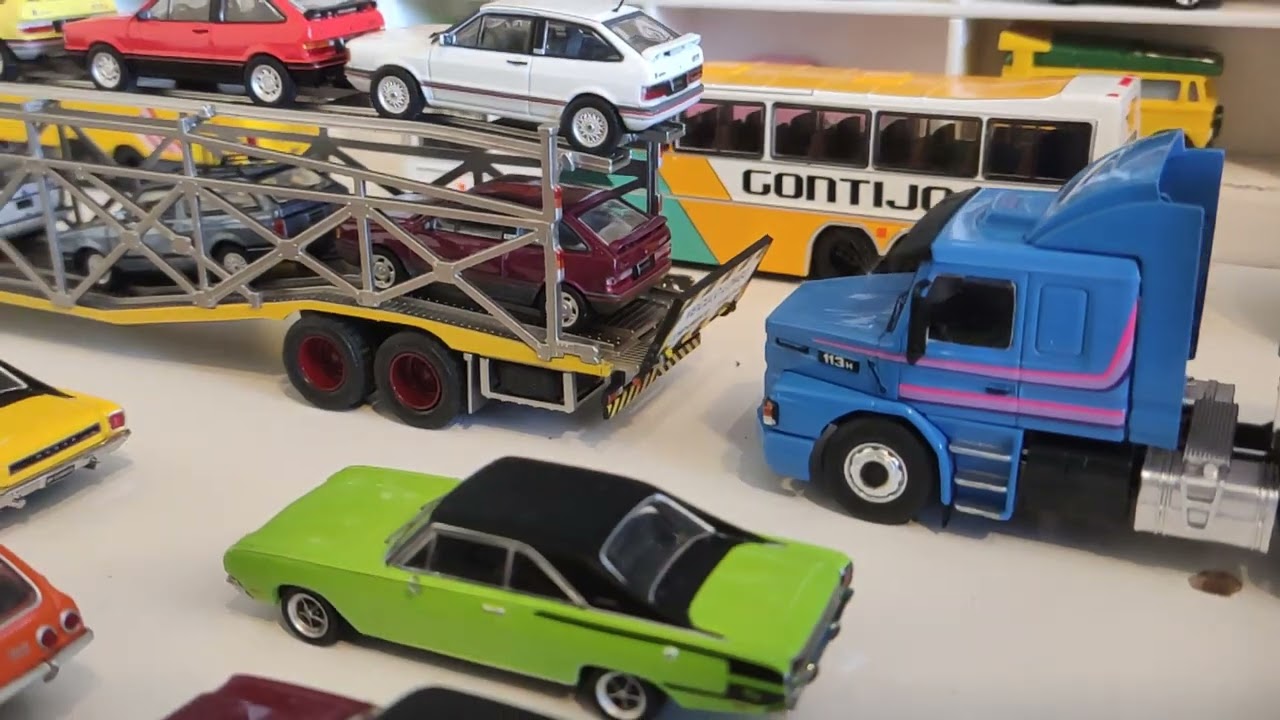 LANÇAMENTO CAMINHÃO CEGONHA MERCEDES-BENZ LS 1519 (1984) BR CLASSICS COM MINIATURAS VOLKSWAGEN 1/64