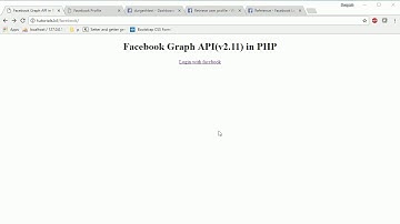 retrieve user profile using facebook graph api in php part2