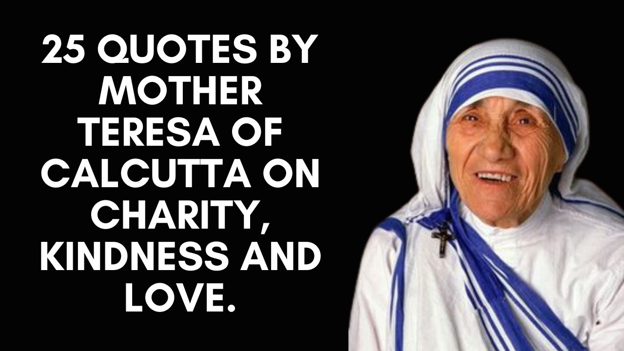 charity quotes mother teresa