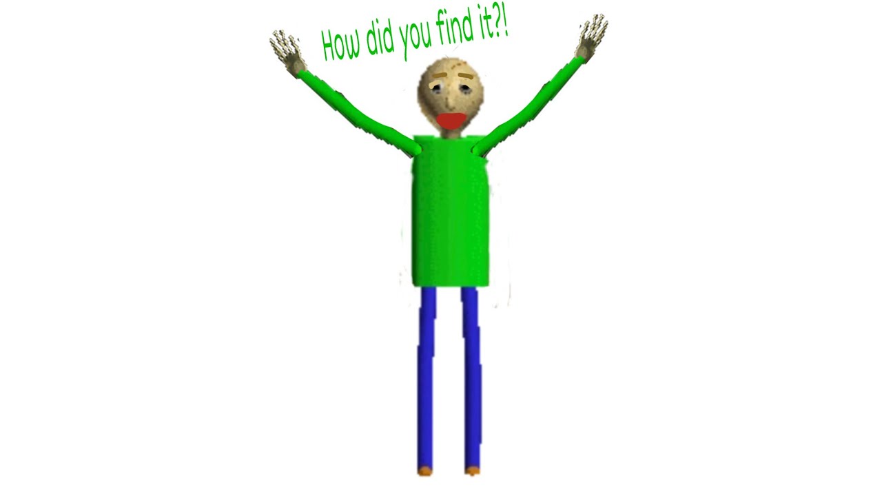 Baldi's Basics impossible question solved YouTube