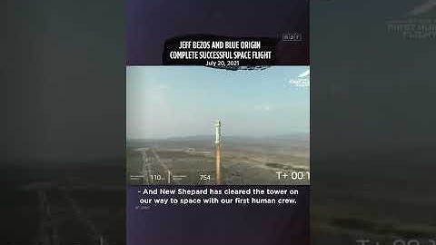 Jeff Bezos And Blue Origin Complete Successful Space Flight