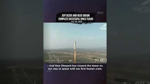Jeff Bezos And Blue Origin Complete Successful Space Flight