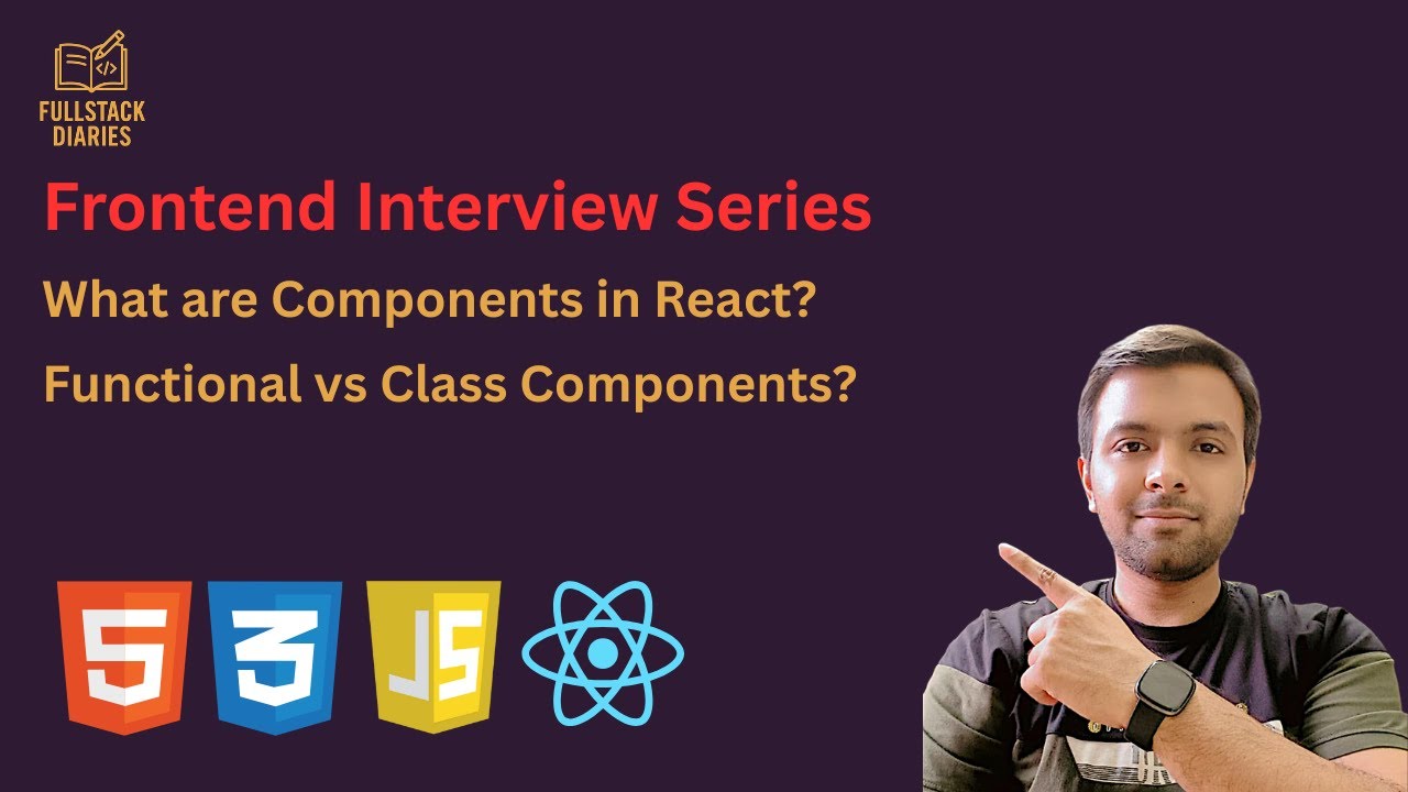 Components in React Explained | Functional vs Class Components (With Examples) Part -1