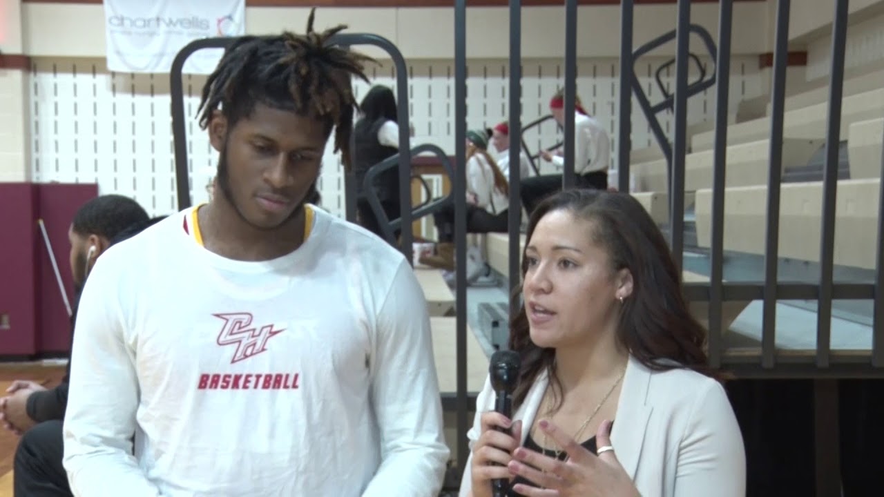 CHC Mens Basketball Pregame Interview with Freshman Forward, Keyon ...