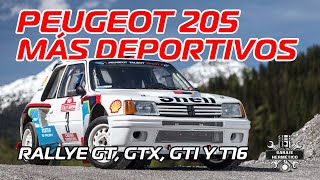 Historia PEUGEOT 205 más deportivos: Rallye GT, GTX, GTi y T16 by Garaje Hermético 7,450 views 4 hours ago 19 minutes