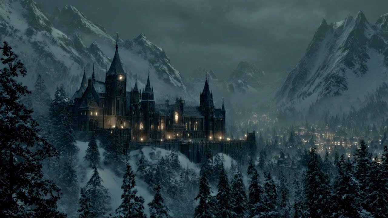 𝔙𝔞𝔰𝔱 𝔖𝔫𝔬𝔴 ℭ𝔬𝔳𝔢𝔯𝔢𝔡 𝔙𝔞𝔩𝔩𝔢𝔶 ~ Lost in the Cold Winter Space - Sad Classical Music - Dark Academia