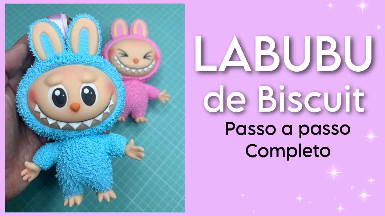 LABUBU de BISCUIT | 2 Lindos modelos | Passo a Passo