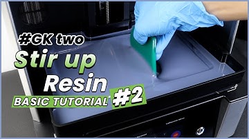 Stir up resin | Resin Printing Basic Tutorial | GKTwo
