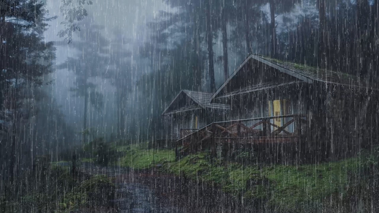 Sonidos de Lluvia para Dormir - El 99 % se Duerme Instantáneamente con Lluvia Fuertes por la Noche