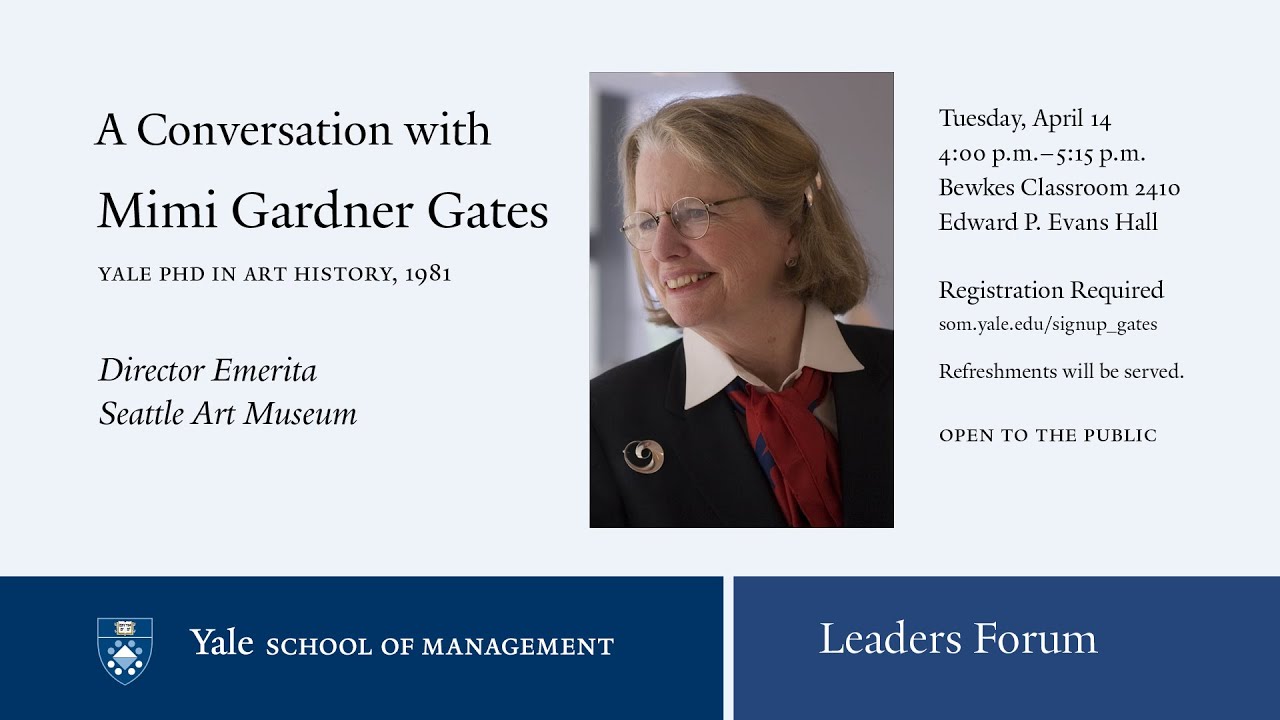 Leaders Forum A Conversation with Mimi Gardner Gates PhD ’81 YouTube