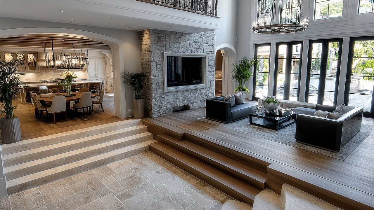 Modern Luxury Design: How to Make a Cozy Open Floor Plan Living Room ...