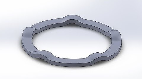 SOLIDWORKS:-Wave Spring Washer | IMPULSE