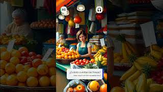 Beginner Spanish Conversation | Market dialogue (A1-A2)