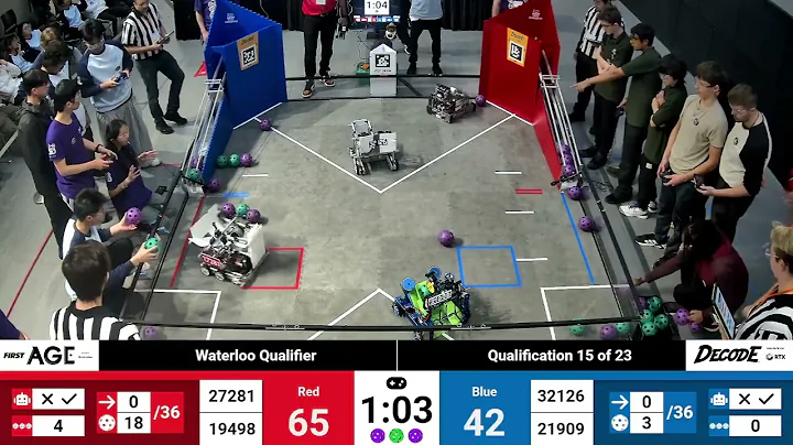 Qualification 15 - 2025 FTC Waterloo Qualifier