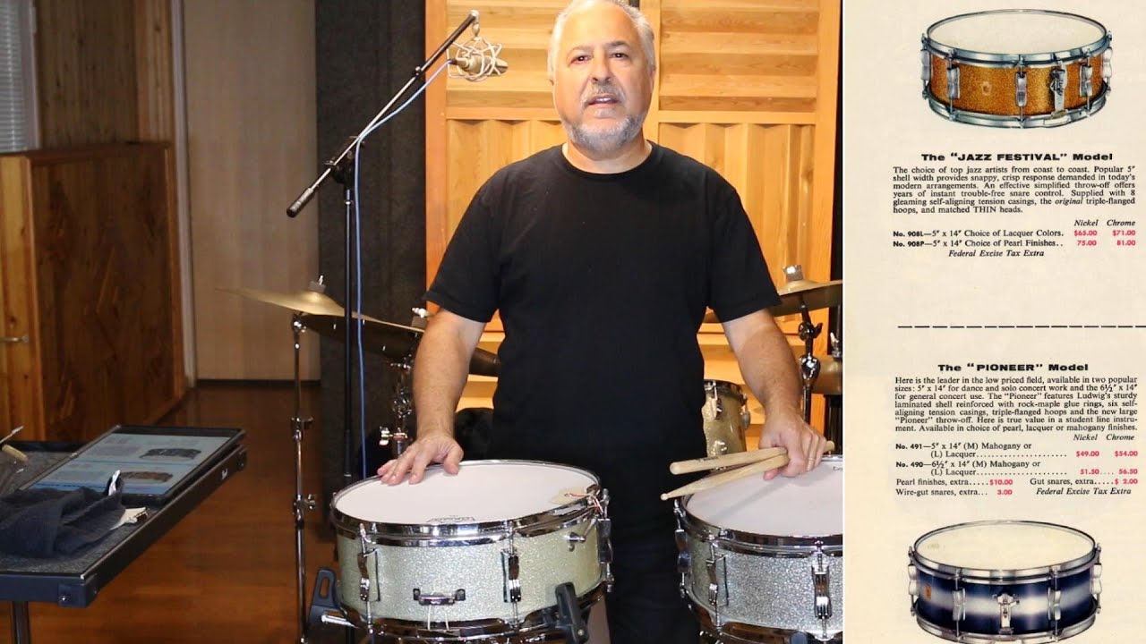 Ludwig Vintage Jazz Festival and Pioneer Snare Drums