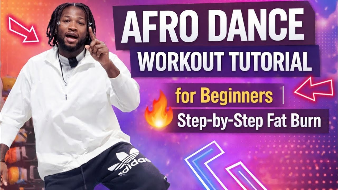 Afro Dance Workout Tutorial for beginners| step-by-step fat Burn - YouTube