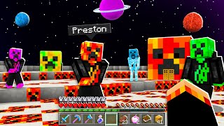 I Found a PRESTON Only Minecraft Planet!