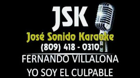 Fernando Villalona   Soy el Culpable letras lyrics JSK