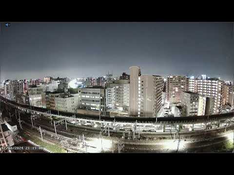 【2024/12/10 9:00 - 21:00】福岡・博多駅ライブカメラ / 九州新幹線下り / 福岡の天気 / 曇り雨 / Hakata Station, Fukuoka