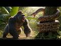 🐍 Epic Jungle Showdown: King Kong vs Giant Anaconda – The Most Brutal Survival Battle | Kong wow