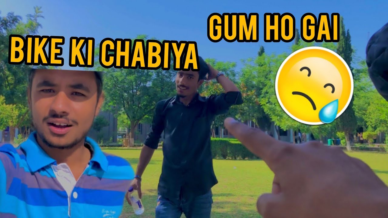 Bike Ki Chabiya gum ho Gai university of wah YouTube