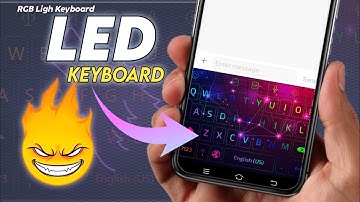 📯Get *RGB Lighting Keyboard On Your Android!!LED Colorfull Keyboard