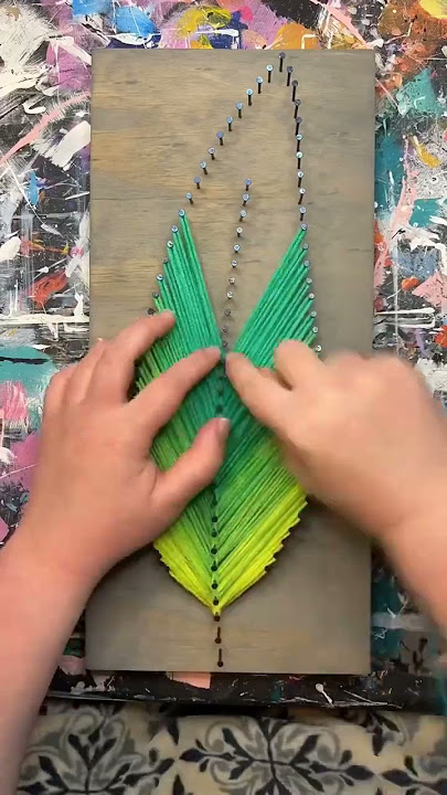 Feather String Art Kit