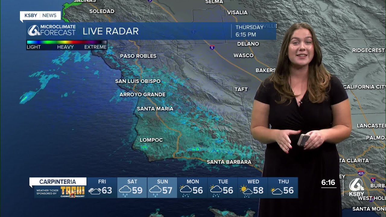 More rain in the forecast through the middle of next week - YouTube