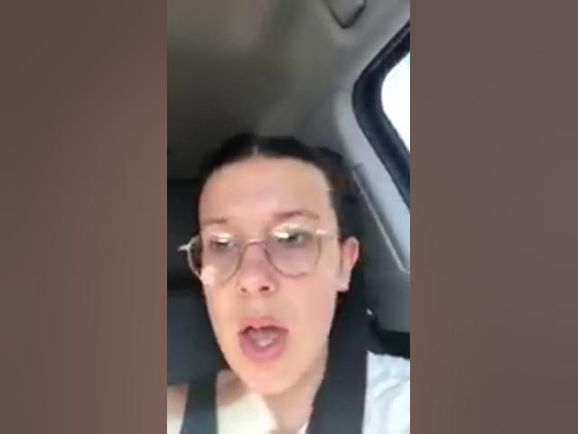 Millie Bobby Brown - Instagram Livestream 07-11-2019 