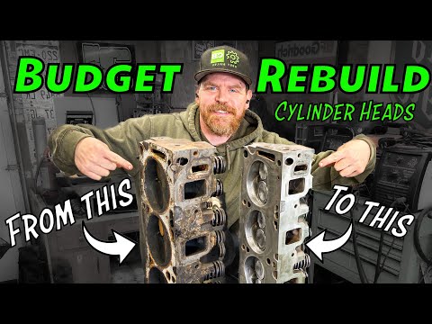 Repairing Cleaning and Assembling My Stock Cylinder Heads CHEAP!!!