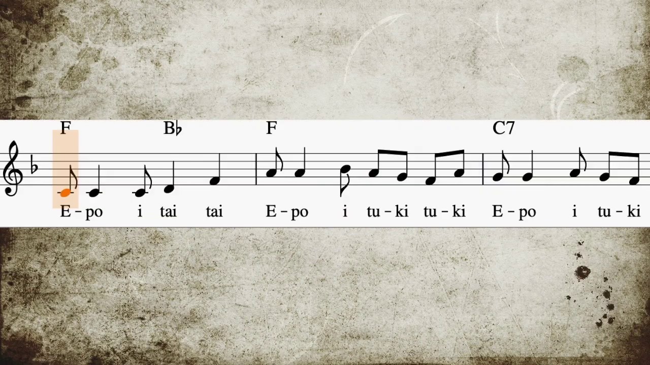 Epo é taï taï é Chansons pour enfants [Avec Paroles] YouTube