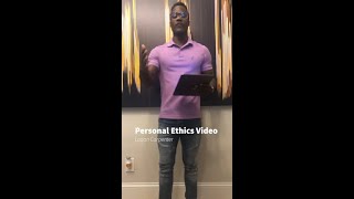 Information LEG500 Personal Ethics Statement Video Guide