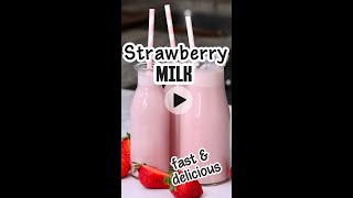How to make strawberry milk at home with fresh strawberries. 🍓 Net Worth