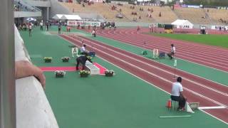 20161022 日本ユース 男子三段跳 冨田(本庄一) 14m69(+1.3) 6位入賞