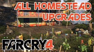 All the Ghale Homestead Upgrades - Some of these are a joke - Far Cry 4