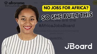 No Jobs for Africa? She Fixed That