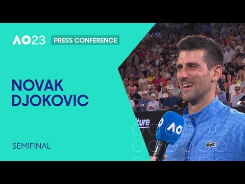 Novak djokovic on-court interview | australian open 2023 semifinal