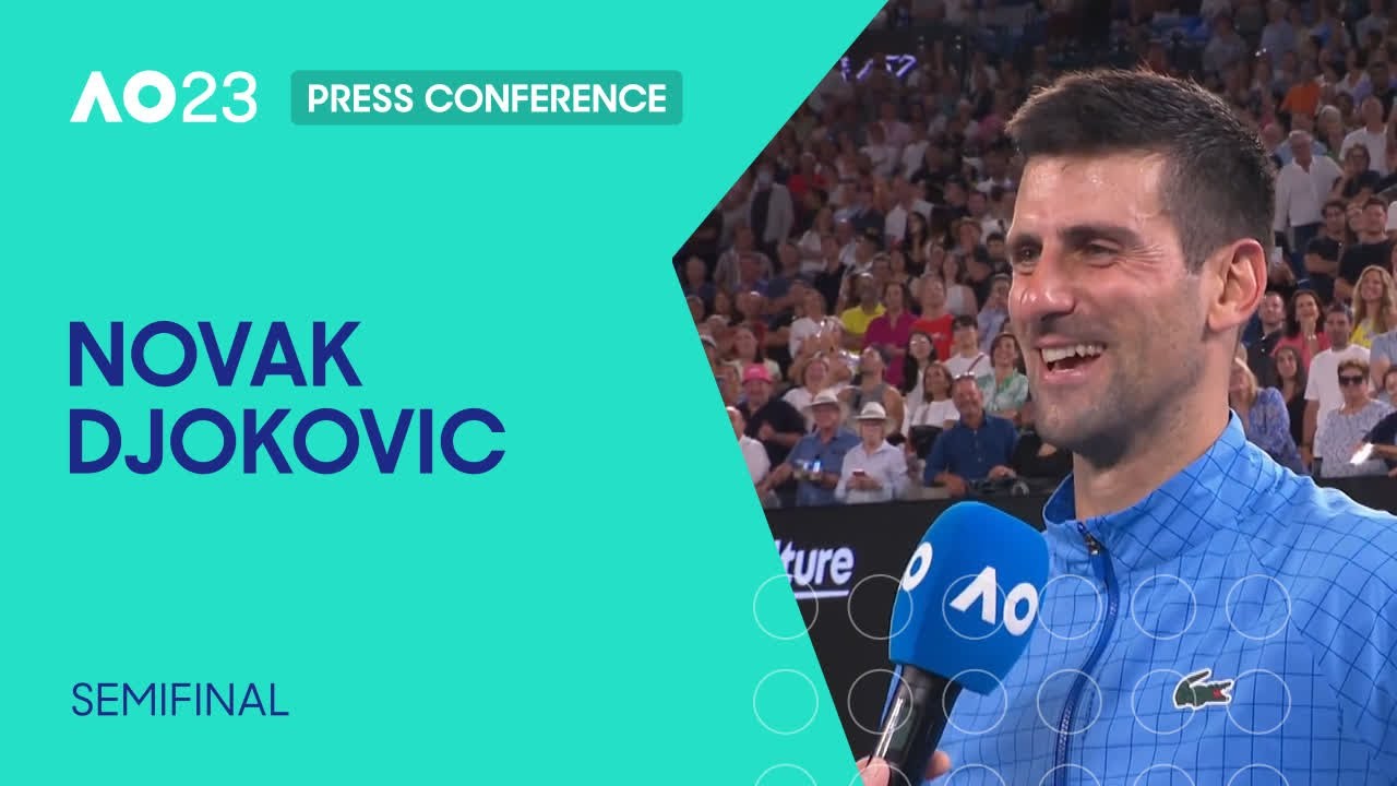 Novak Djokovic On-Court Interview Australian Open 2023 Semifinal