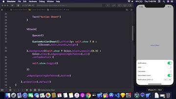 Custom Action Sheet Using SwiftUI - Action Sheet Using SwiftUI - SwiftUI Tutorial
