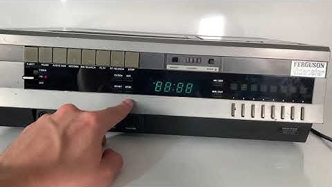 Retro FERGUSON Videostar VHS Tape Cassette Player Recorder 3V29