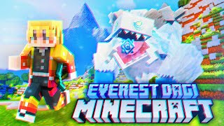 Minecraft EVEREST DAĞINDA Hayatta Kalmaya Çalıştım!