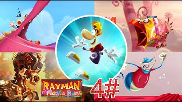 RAYMAN FIESTA RUN - PART 4 FULL GAME 100% 1080p 60FPS HD