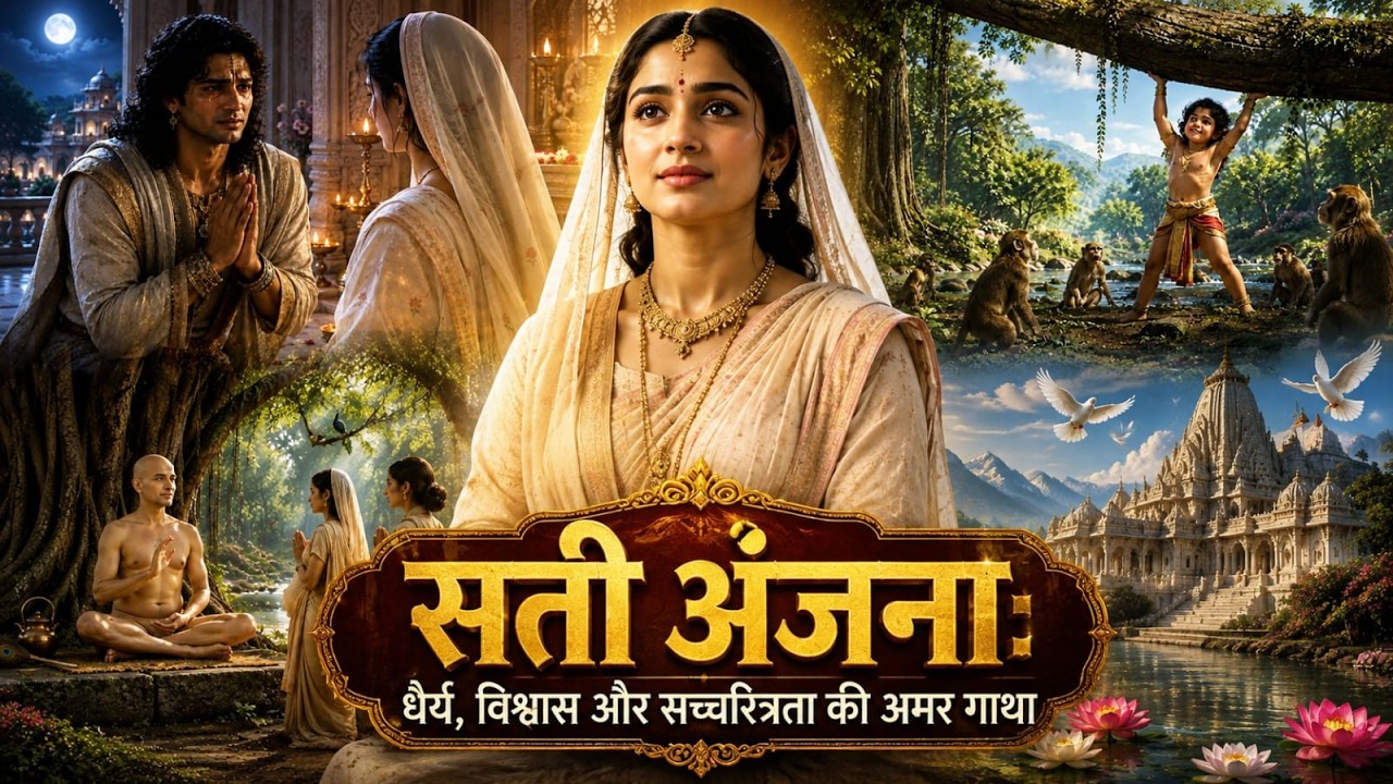 19. सती अंजना: धैर्य, विश्वास और सच्चरित्रता की अमर गाथा #dharmaforlife #storiesfromjaintexts
