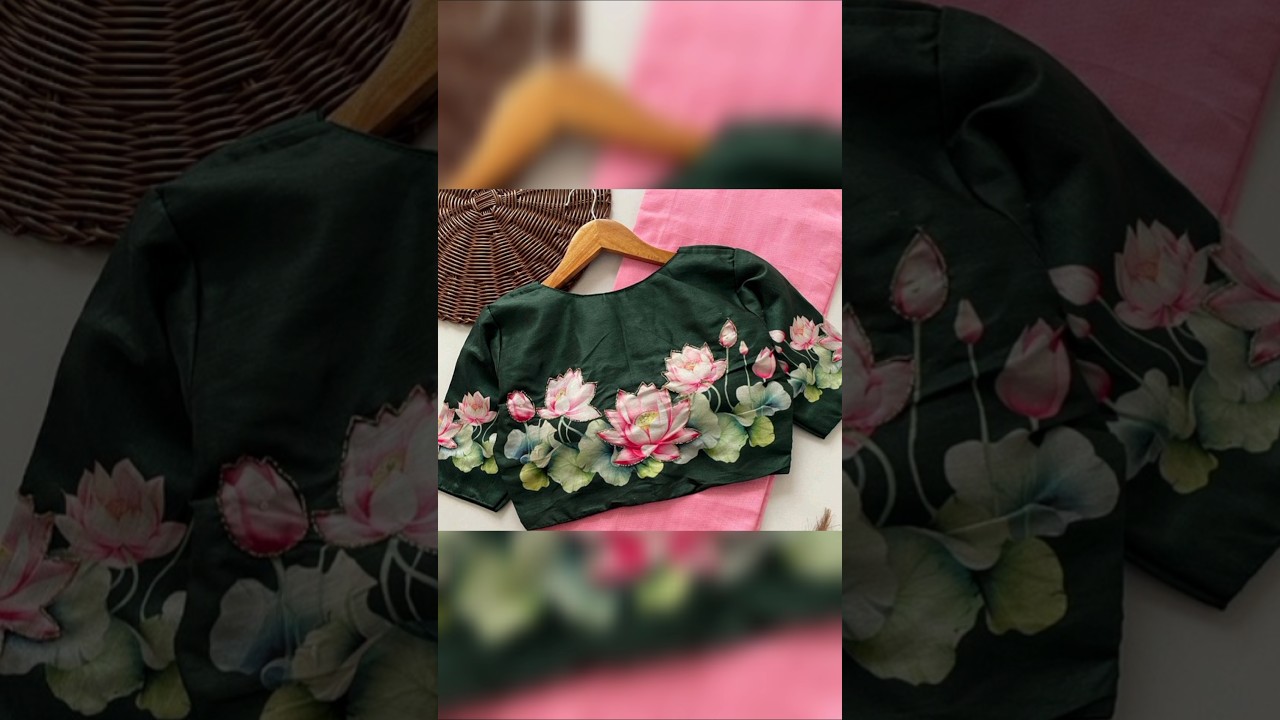 ✨ Festival Special Painting Maggam Work Blouse Designs 2025 | Latest Pattu Blouse Trends 