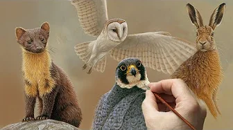 How Detailed Brushstrokes Bring My Paintings to Life 🎨| Wildlife Art | Robert E Fuller thumbnail