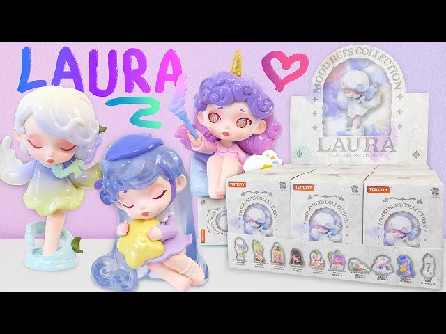 TOYCITY Laura Mood Hues Blind Box FULL SET Unboxing - YouTube