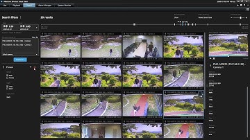 Hanwha Techwin Wisenet P series AI camera Plugin AIPerson search on Milestone