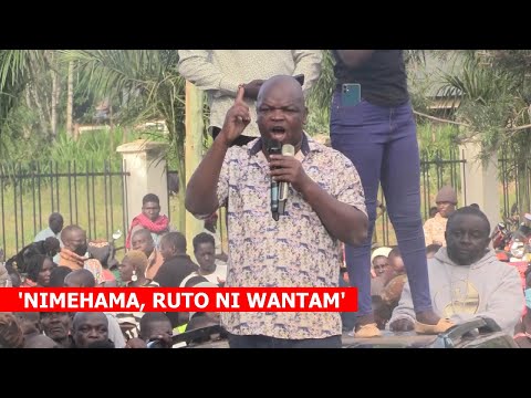 KIMEUMANA Kenya Kwanza MP Majimbo Kalasinga Officially Ditches Ruto Declares Him WANTAM