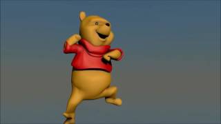 Winnie The Pooh Dancing To The Gummy Bear Song